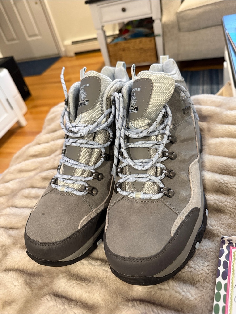 Skechers Women's Gray Waterproof Winter Boots